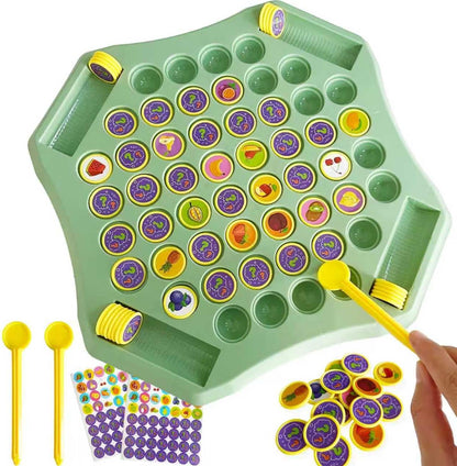 Animal Memory Chess Game Montessori Matching Puzzle Board Game