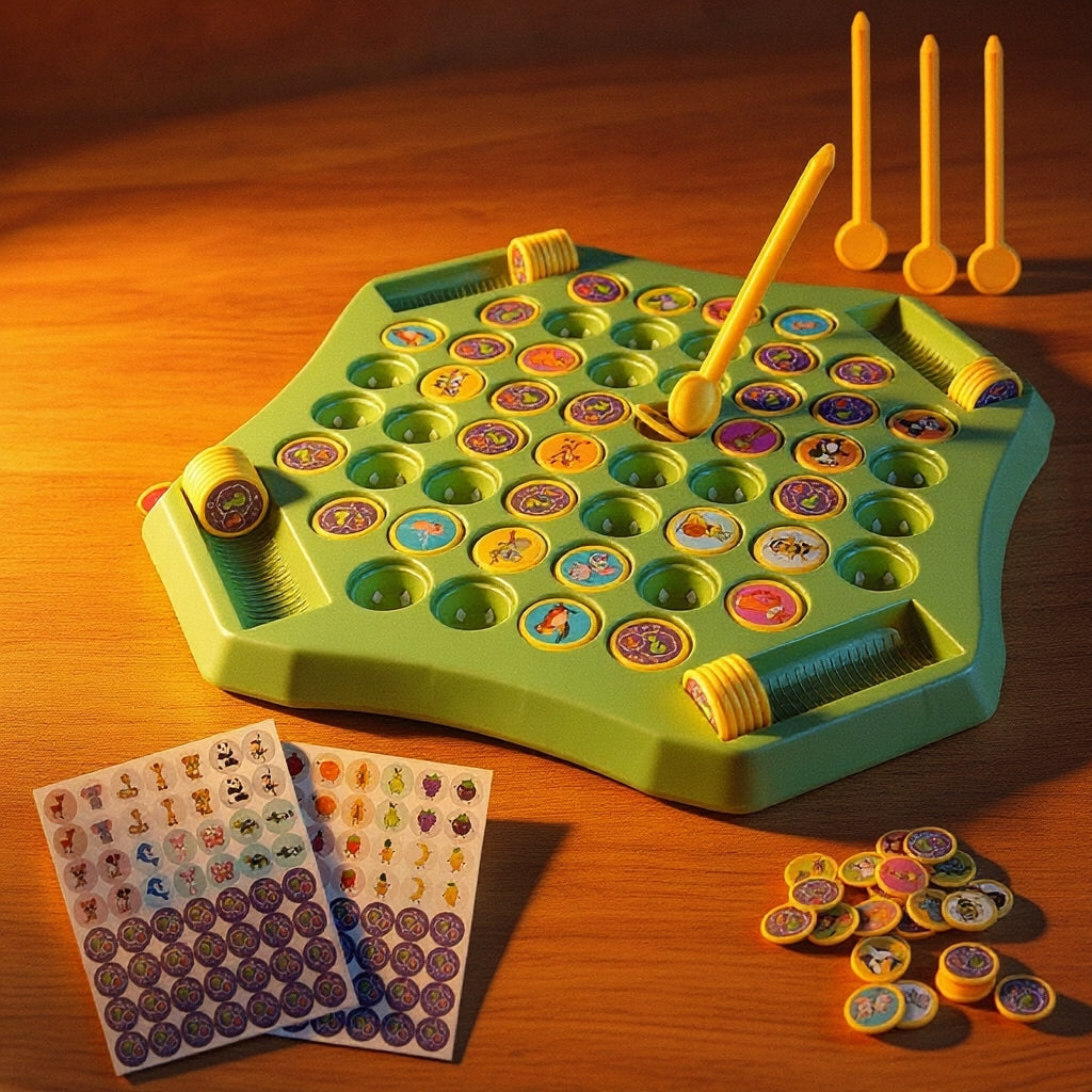 Animal Memory Chess Game Montessori Matching Puzzle Board Game