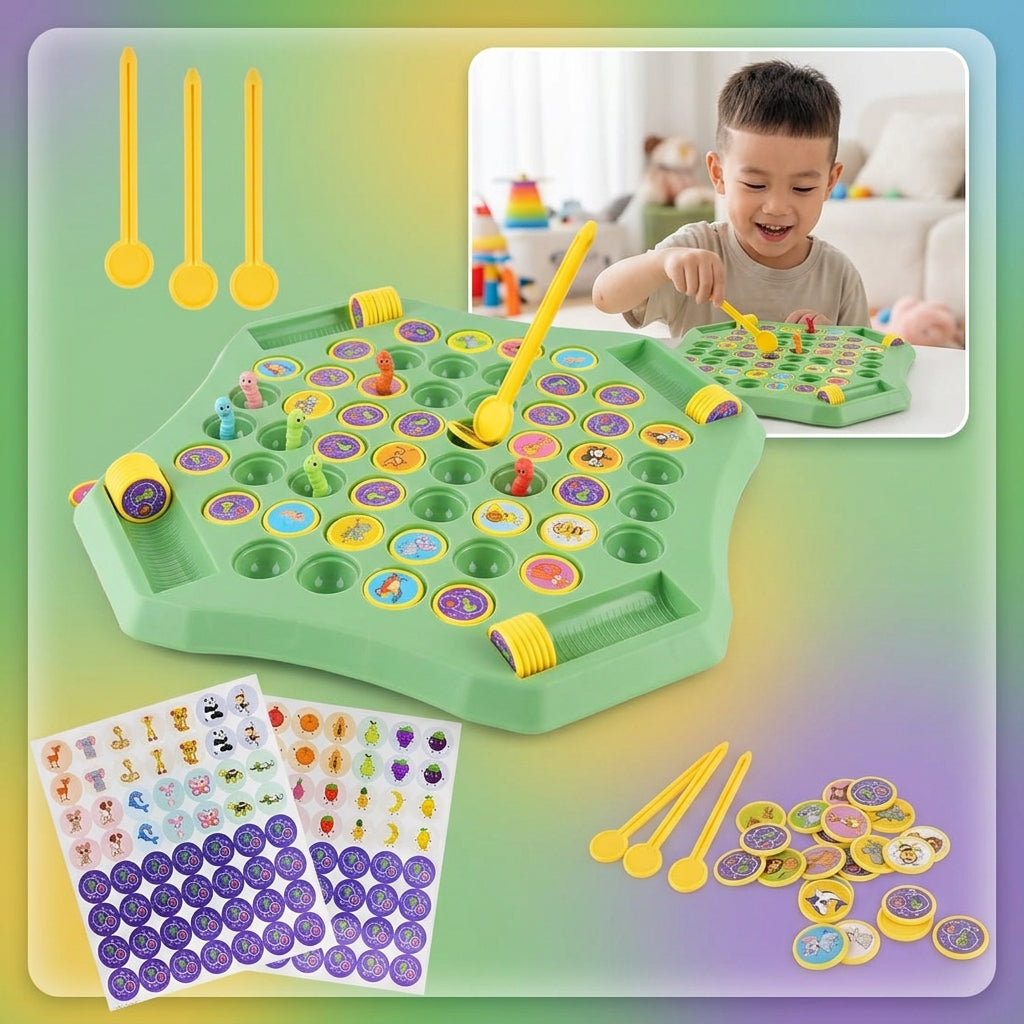 Animal Memory Chess Game Montessori Matching Puzzle Board Game